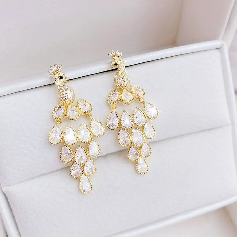 Peacock Earrings